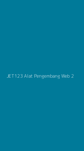 Tampilan Antarmuka Aplikasi Jet123 Alat Pengembang Web - 2