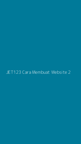 Tampilan Antarmuka Aplikasi Jet123 Cara Membuat Website - 2