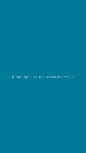 Tampilan Antarmuka Aplikasi Jhon4d Aplikasi Kebugaran Android - 2