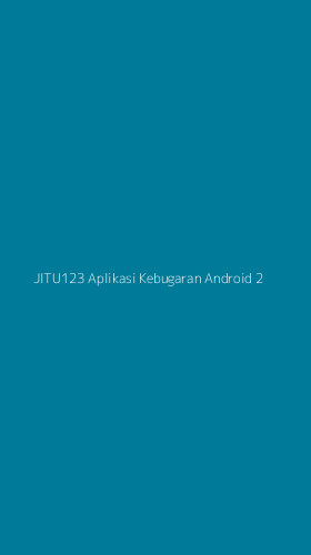 Tampilan Antarmuka Aplikasi Jitu123 Aplikasi Kebugaran Android - 2