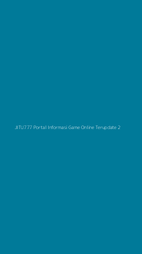 Tampilan Antarmuka Aplikasi Jitu777 Portal Informasi Game Online Terupdate - 2