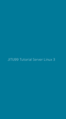 Tampilan Antarmuka Aplikasi Jitu99 Tutorial Server Linux - 3