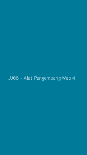 Tampilan Antarmuka Aplikasi JJ66 - Alat Pengembang Web - 4