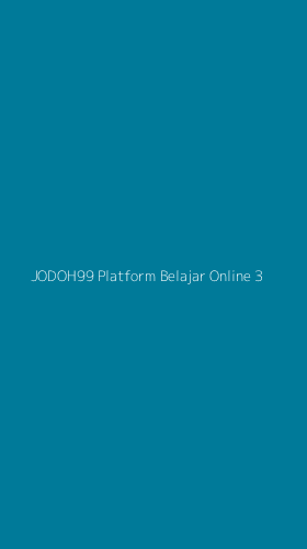 Tampilan Antarmuka Aplikasi Jodoh99 Platform Belajar Online - 3