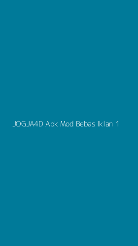 Tampilan Antarmuka Aplikasi Jogja4d Apk Mod Bebas Iklan - 1