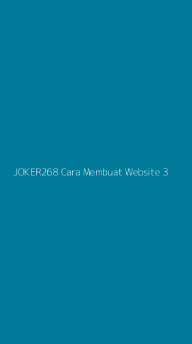 Tampilan Antarmuka Aplikasi Joker268 Cara Membuat Website - 3