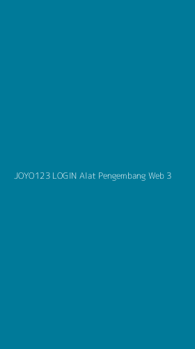 Tampilan Antarmuka Aplikasi Joyo123 Login Alat Pengembang Web - 3