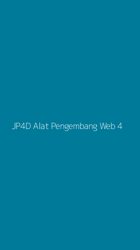 Tampilan Antarmuka Aplikasi Jp4d Alat Pengembang Web - 4