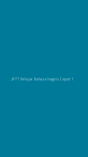Tampilan Antarmuka Aplikasi Jp77 Belajar Bahasa Inggris Cepat - 1