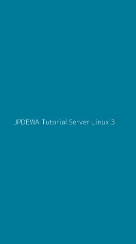 Tampilan Antarmuka Aplikasi Jpdewa Tutorial Server Linux - 3
