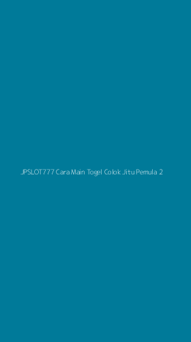 Tampilan Antarmuka Aplikasi Jpslot777 Cara Main Togel Colok Jitu Pemula - 2