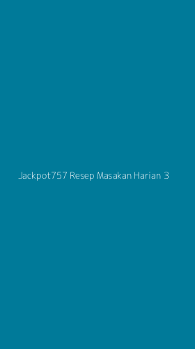 Tampilan Antarmuka Aplikasi Jackpot757 Resep Masakan Harian - 3