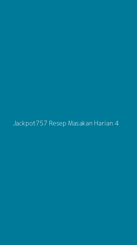 Tampilan Antarmuka Aplikasi Jackpot757 Resep Masakan Harian - 4