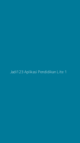 Tampilan Antarmuka Aplikasi Jadi123 Aplikasi Pendidikan Lite - 1