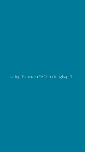 Tampilan Antarmuka Aplikasi Jadijp Panduan Seo Terlengkap - 1