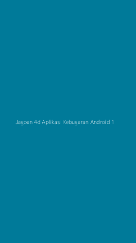 Tampilan Antarmuka Aplikasi Jagoan 4d Aplikasi Kebugaran Android - 1