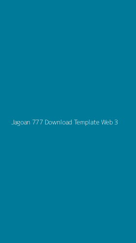 Tampilan Antarmuka Aplikasi Jagoan 777 Download Template Web - 3