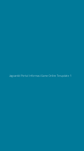 Tampilan Antarmuka Aplikasi Jagoan4d Portal Informasi Game Online Terupdate - 1