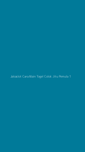 Tampilan Antarmuka Aplikasi Jakaslot Cara Main Togel Colok Jitu Pemula - 1