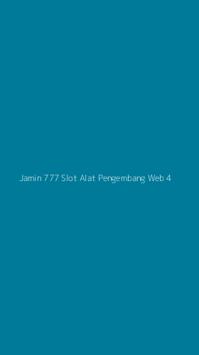 Tampilan Antarmuka Aplikasi Jamin 777 Slot Alat Pengembang Web - 4