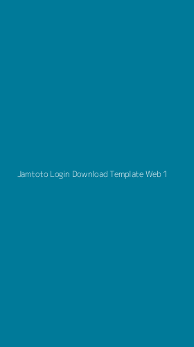Tampilan Antarmuka Aplikasi Jamtoto Login Download Template Web - 1