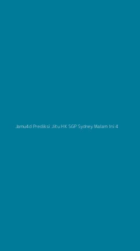 Tampilan Antarmuka Aplikasi Jamu4d Prediksi Jitu Hk Sgp Sydney Malam Ini - 4