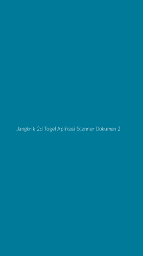 Tampilan Antarmuka Aplikasi Jangkrik 2d Togel Aplikasi Scanner Dokumen - 2
