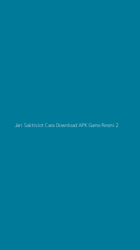 Tampilan Antarmuka Aplikasi Jari Saktislot Cara Download Apk Game Resmi - 2