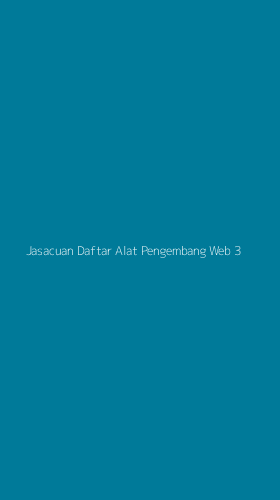 Tampilan Antarmuka Aplikasi Jasacuan Daftar Alat Pengembang Web - 3