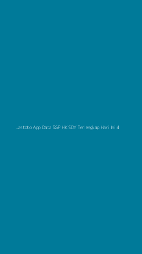 Tampilan Antarmuka Aplikasi Jastoto App Data Sgp Hk Sdy Terlengkap Hari Ini - 4