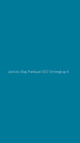 Tampilan Antarmuka Aplikasi Jastoto Wap Panduan Seo Terlengkap - 4