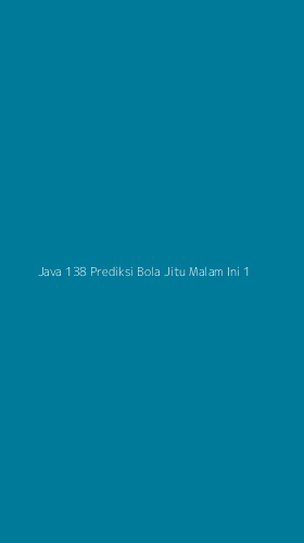 Tampilan Antarmuka Aplikasi Java 138 Prediksi Bola Jitu Malam Ini - 1