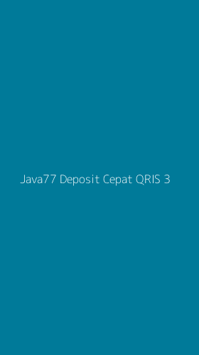 Tampilan Antarmuka Aplikasi Java77 Deposit Cepat Qris - 3