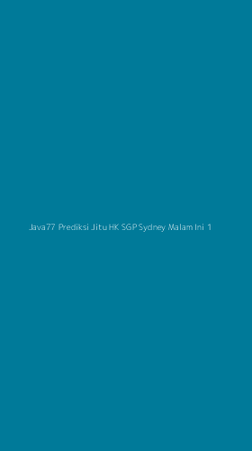 Tampilan Antarmuka Aplikasi Java77 Prediksi Jitu Hk Sgp Sydney Malam Ini - 1