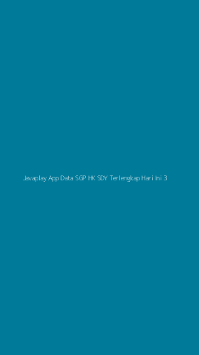 Tampilan Antarmuka Aplikasi Javaplay App Data Sgp Hk Sdy Terlengkap Hari Ini - 3