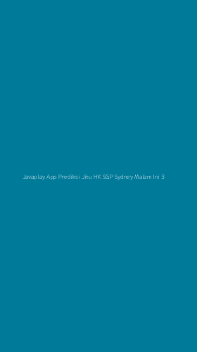 Tampilan Antarmuka Aplikasi Javaplay App Prediksi Jitu Hk Sgp Sydney Malam Ini - 3