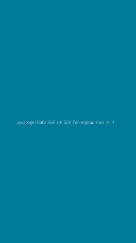Tampilan Antarmuka Aplikasi Javatogel Data Sgp Hk Sdy Terlengkap Hari Ini - 1