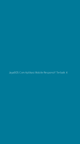 Tampilan Antarmuka Aplikasi Jaya805 Com Aplikasi Mobile Responsif Terbaik - 4