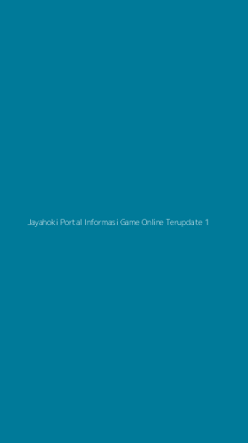 Tampilan Antarmuka Aplikasi Jayahoki Portal Informasi Game Online Terupdate - 1