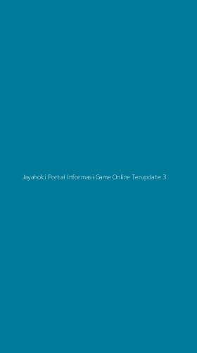 Tampilan Antarmuka Aplikasi Jayahoki Portal Informasi Game Online Terupdate - 3