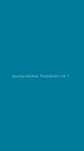Tampilan Antarmuka Aplikasi Jayaliga Aplikasi Pendidikan Lite - 1