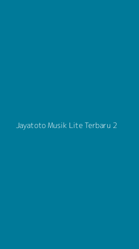 Tampilan Antarmuka Aplikasi Jayatoto Musik Lite Terbaru - 2