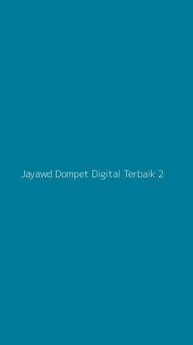 Tampilan Antarmuka Aplikasi Jayawd Dompet Digital Terbaik - 2