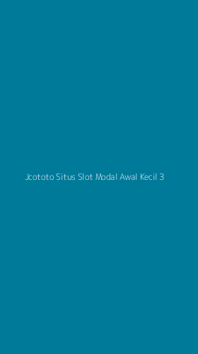 Tampilan Antarmuka Aplikasi Jcototo Situs Slot Modal Awal Kecil - 3