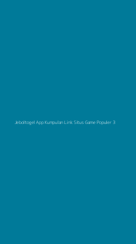 Tampilan Antarmuka Aplikasi Jeboltogel App Kumpulan Link Situs Game Populer - 3