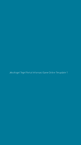 Tampilan Antarmuka Aplikasi Jeboltogel Tegel Portal Informasi Game Online Terupdate - 1
