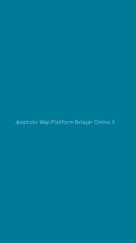 Tampilan Antarmuka Aplikasi Jeeptoto Wap Platform Belajar Online - 3
