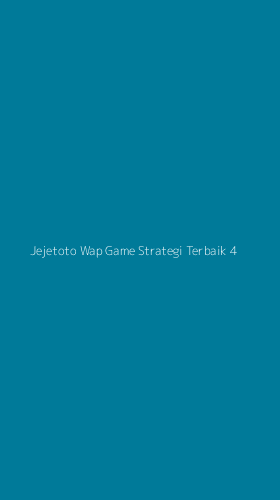 Tampilan Antarmuka Aplikasi Jejetoto Wap Game Strategi Terbaik - 4