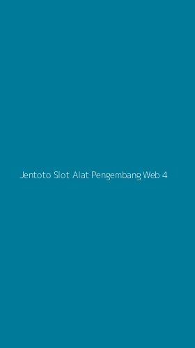 Tampilan Antarmuka Aplikasi Jentoto Slot Alat Pengembang Web - 4