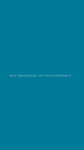 Tampilan Antarmuka Aplikasi Jeruk Togel Kumpulan Link Situs Game Populer - 4